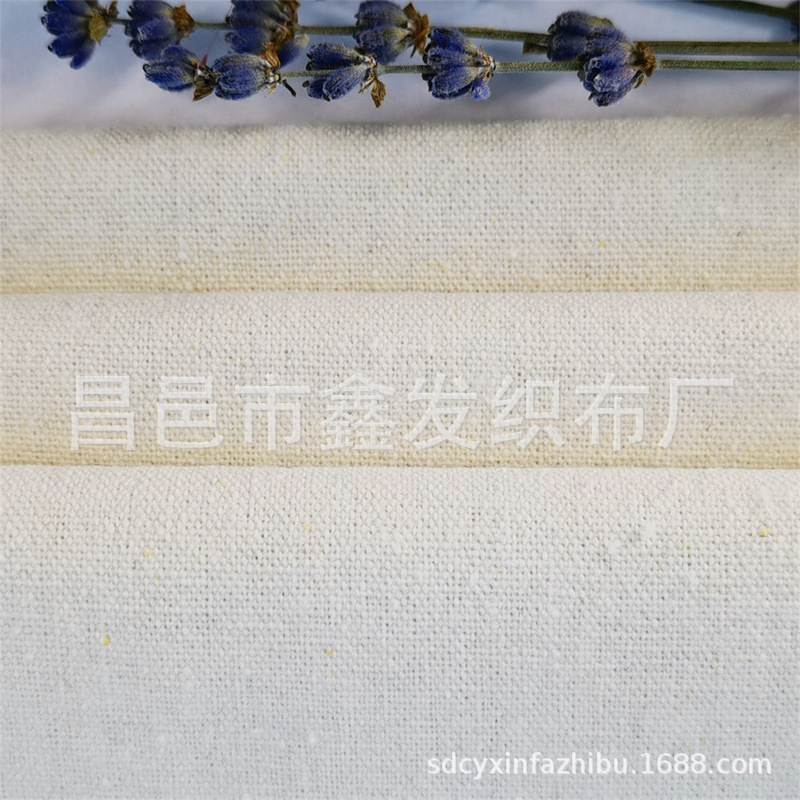 6-унцовая полиэфирно-хлопковая полуотбеленная ткань из переработанного хлопка (2)